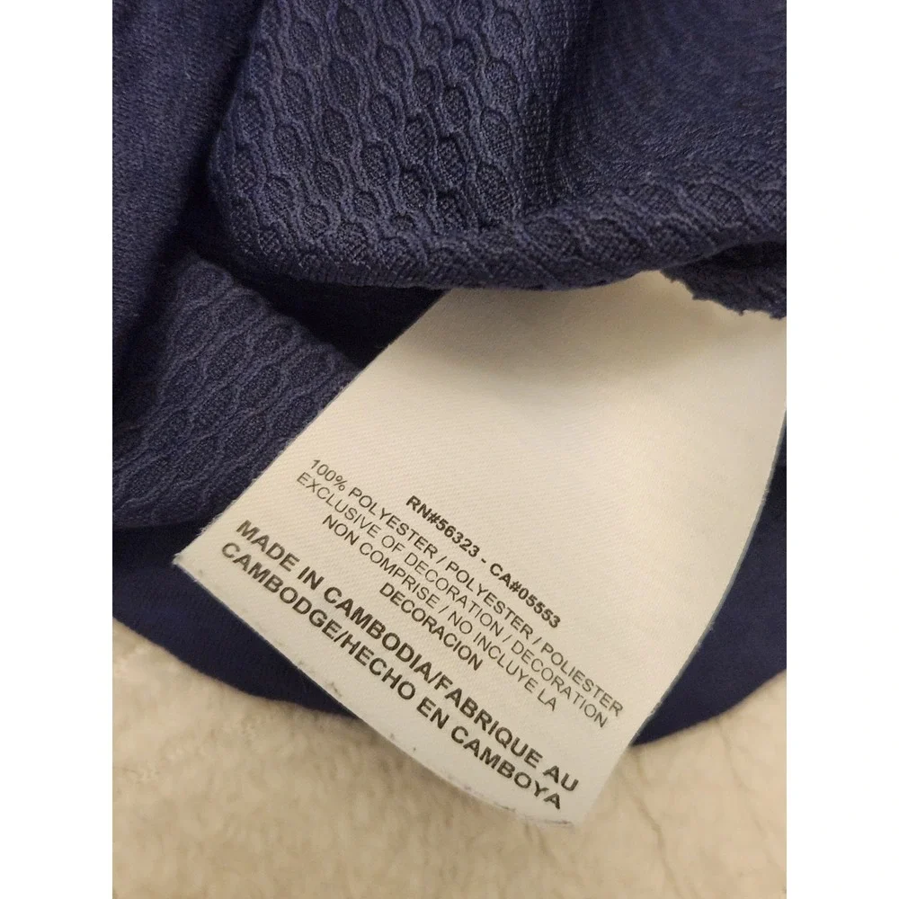 Nike‎ Pullover Mens XL Blue Dri-Fit Long Sleeve Quarter Zip Athletic Training